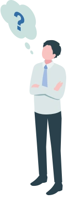 加工について悩む担当者のイラスト